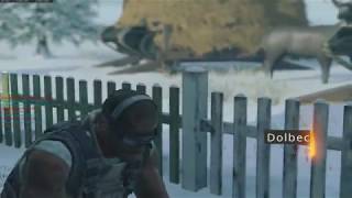 Five man on screen triple headshot with outlaw