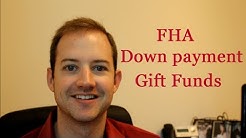 FHA downpayment gift funds 