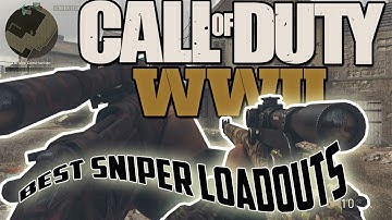 The Best Sniper Rifle Loadouts on Call of Duty WWII