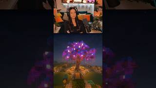 Fantasy Minecraft Tree (attempt 😅) #minecraft #survivalseries