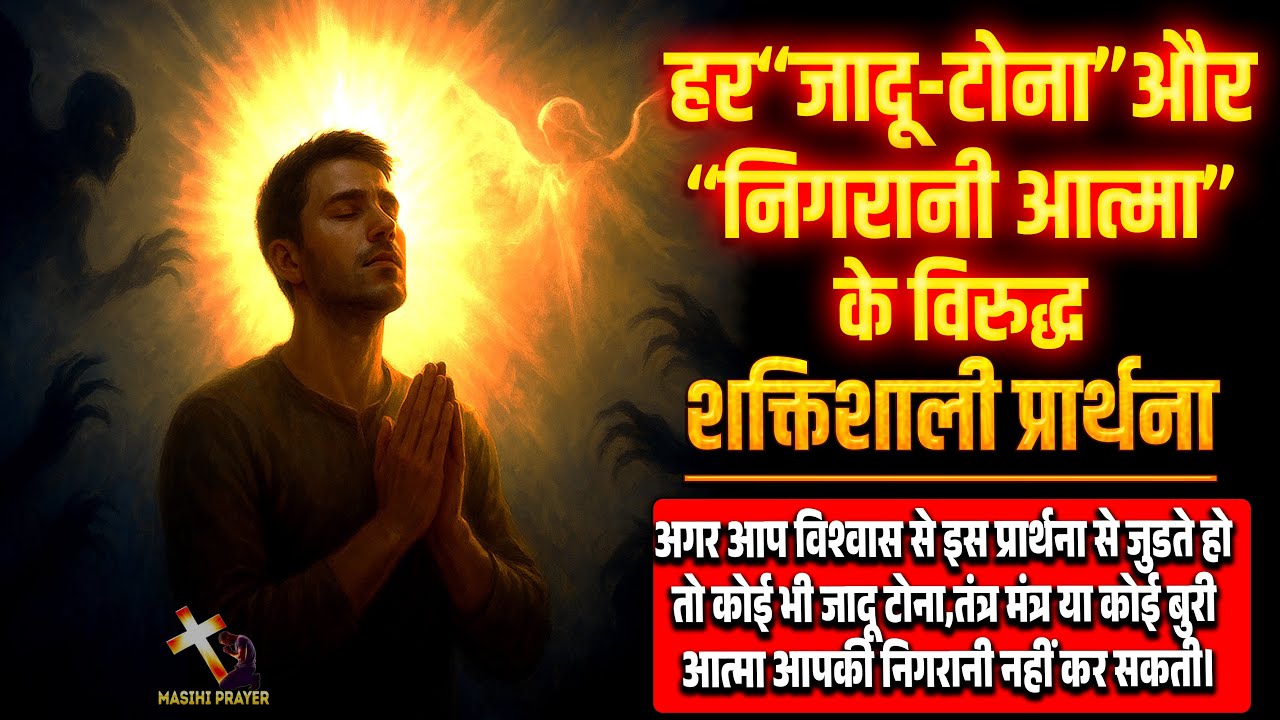 यह प्रार्थना हर जादू-टोना और बुरी निगरानी आत्मा के प्रभाव को नष्ट कर देगी! | हर मसीही जरूर देखे