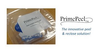 New PrimePeel™ Peel & Reseal Packaging Solution