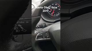 Ubicación puerto OBD2 Seat Ibiza 2017 #mechanic