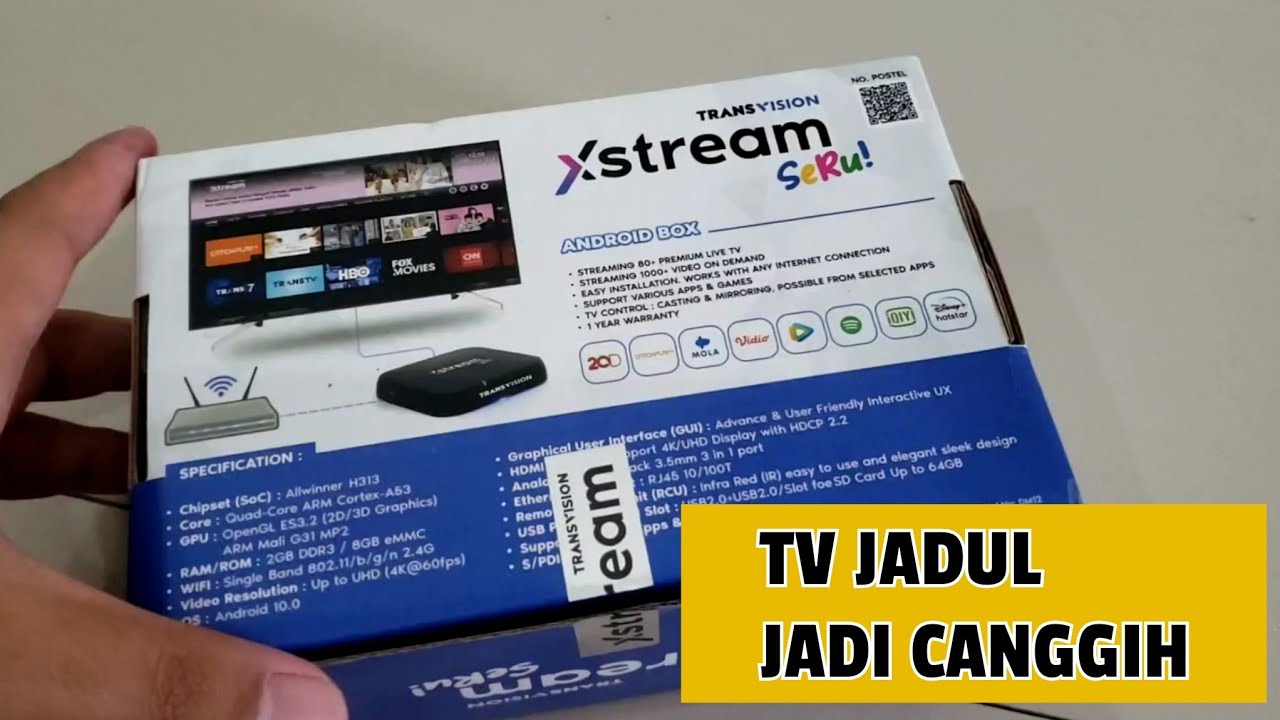 Review Android TV Box Transvision Xstream