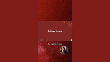 Bot import/export in Zobot - Nova release 