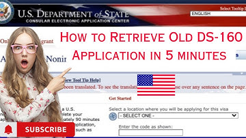 How To Retrieve Old DS-160 Application in 5 minutes (2025 Guide) #f1visa