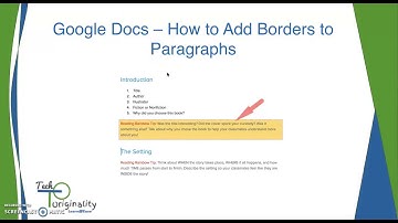 Google Docs - How to add border and shadings to paragraphs