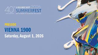 SummerFest 2026 Prelude Lecture - August 1, 2026