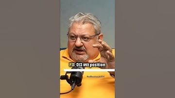 How FIIs and DIIs take market positions 🤯| Deepak Wadhwa | #tradingstrategy #fiis #shorts