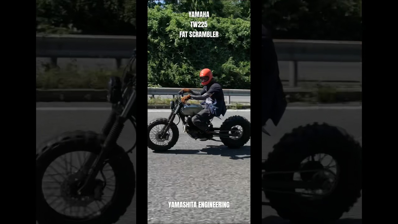YAMAHA TW225 FAT SCRAMBLER BUILT BY YAMASHITA ENGINEERING スクラン 