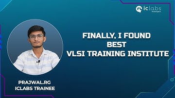 Finally, I found best VLSI training Institute