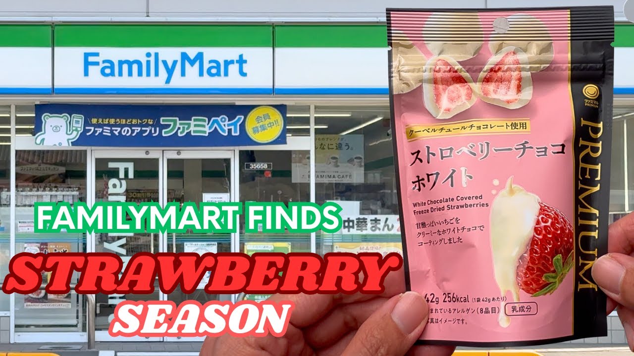 Japan Turned Strawberry Season Into THIS?! FamilyMart’s Cutest Sweets🍓