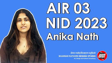 Anika Nath | AIR 03 | NID Exam 2024 | NID Entrance Exam 2024 | NID Coaching 2024 | BRDS