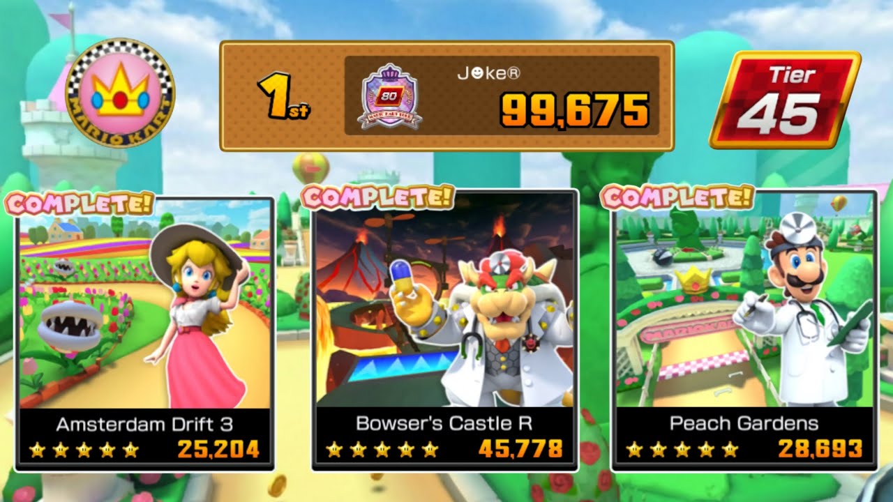 Mario Kart Tour - Peach vs. Bowser Tour (2025) - Ranked Cup Week 1 - (F2P)