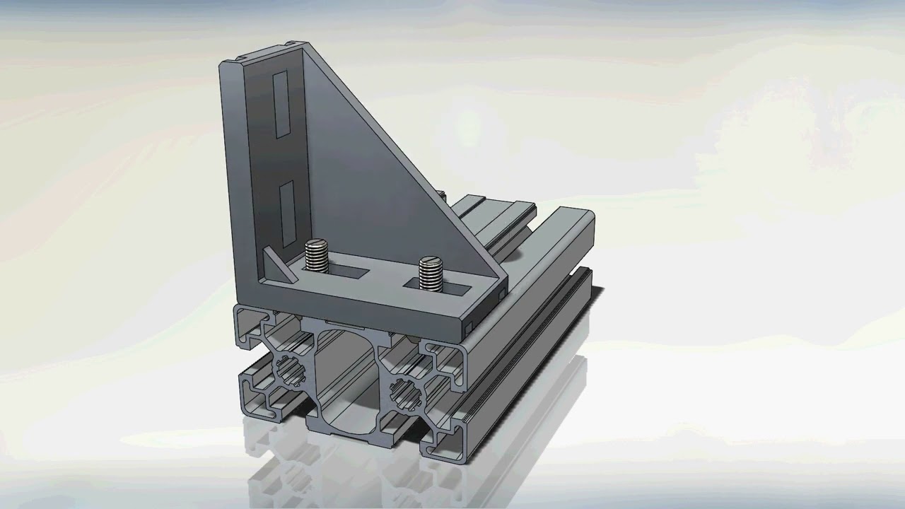 How to use T -bolts ,Flange nuts on t slotted aluminium profile