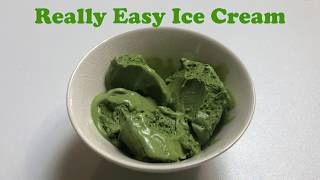 Easy Matcha Ice Cream