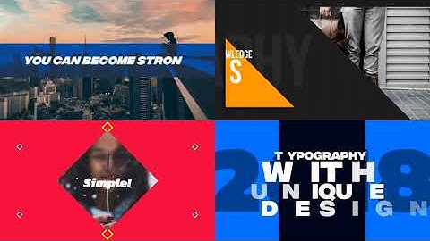 Typography Pack | After Effects Template #Videohive #AfterEffectsTemplate #Videohive