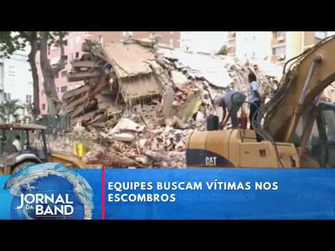 Venezuela rescue enters critical phase after earthquake | Jornal da Band