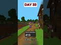 Breaking 10 dirt blocks for every subscriber! DAY 33 #minecraft #reels #gaming #shorts