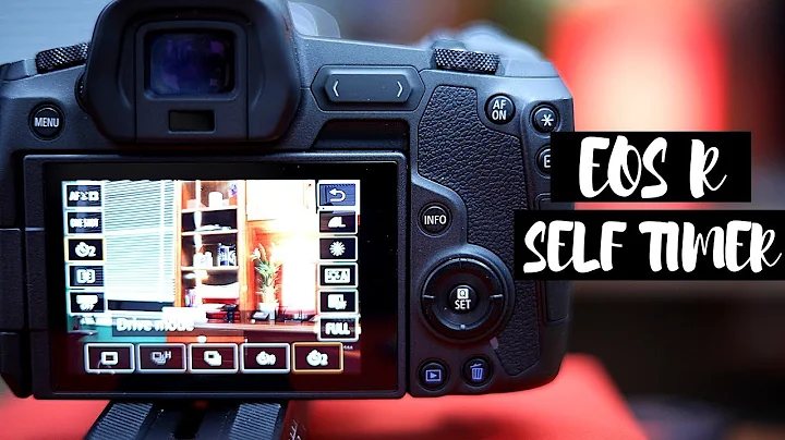 How to set self timer on EOS R Camera