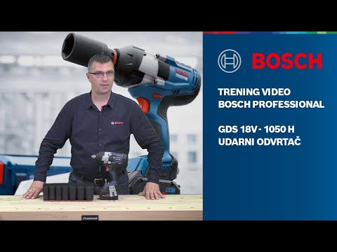 Bosch Akumulatorski udarni odvrtač GDS 18V-1050 H, 18V 2x5,0 Ah + GAL 18V-40 u L-Boxx koferu, 06019J8522 - video 2