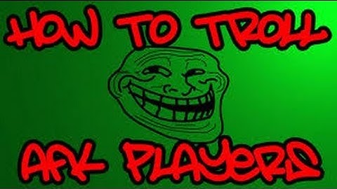 Minecraft - How To Troll A AFK Player
