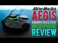 Avermedia aegis gaming voice chat microphone   review