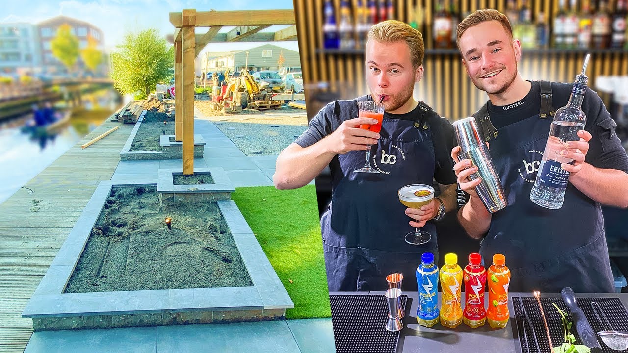 DE PLANTENBAKKEN WORDEN GEMAAKT & COCKTAILS MAKEN MET FOCUS DRINK!
