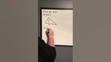 How to Find the Area of a Triangle Given the Base and Height