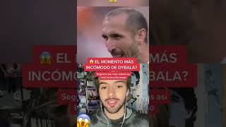 Dybala Pasó El Momento Más Incómodo En Juventus El Gesto De Chiellini En La Serie A De Italia