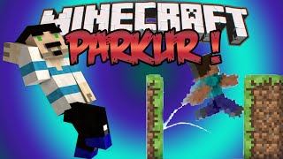 Minecraft : Eğlenceli Mod Tanıtımı  : PARKUR - Wall Jump Mod !