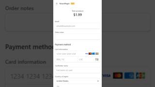 Stripe Payment Link Button in WordPress