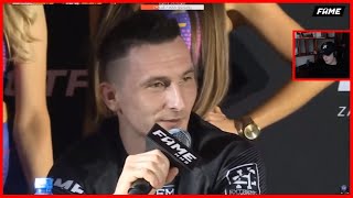 Nitro Ogląda 2 Konferencje Fame Mma 3 Isamu Vs Deejaypallaside