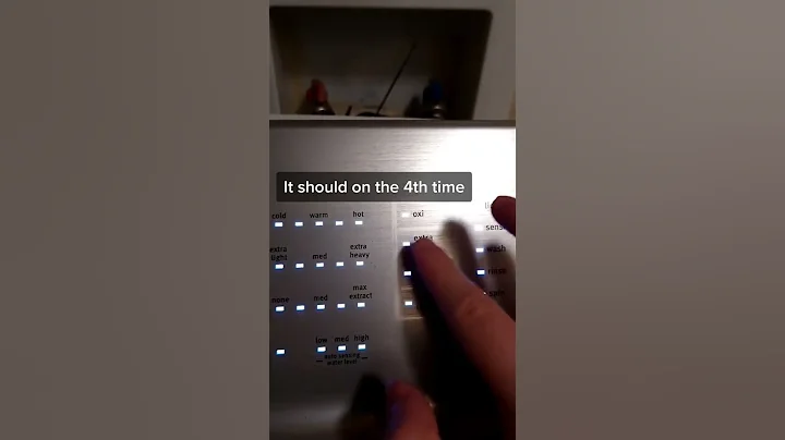 Diagnostic Mode on a Maytag