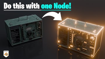 How to add edge effect using blender