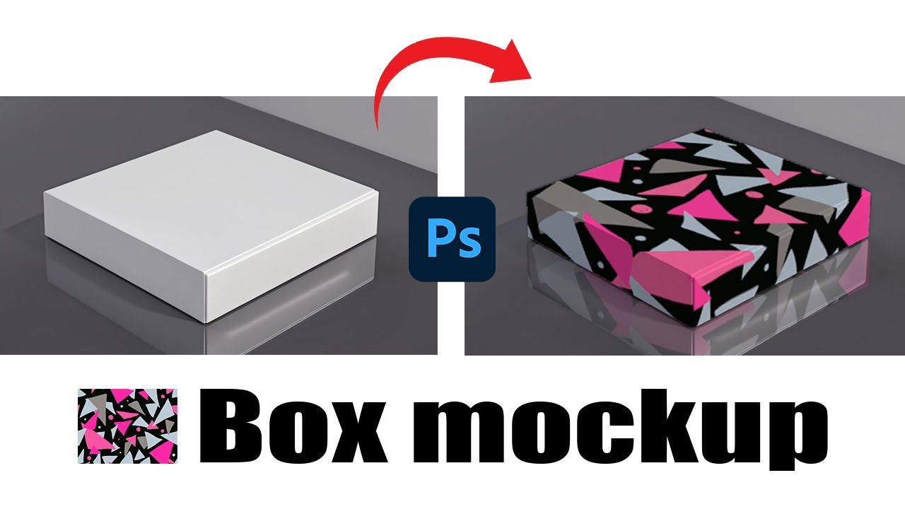 Photoshop Tutorial Create a Box Mockup Step by Step - YouTube