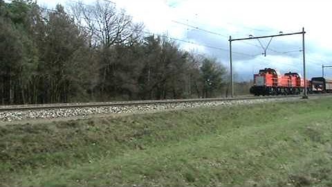 DBSRN With Empty Iron Ore Train at Blerick,the NL 4-4-2010
