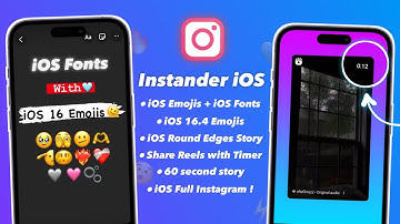 Instander Tutorial 🔥Full IOS Instagram | iOS New Emojis + iOS Fonts | Share Reels like Iphone