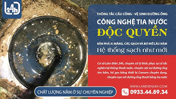 219 - Thông tắc cầu cống, Camera nội soi