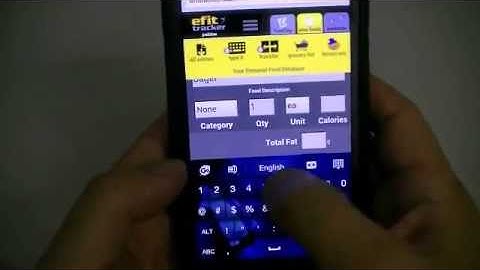 Foods - Populating your Food Database