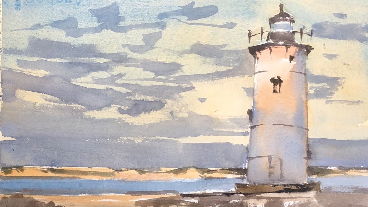 Advancing with Watercolor: Graded Washes “Edgartown Light”