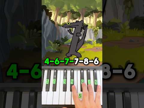 Toothless Dancing Meme Piano Tutorial Shorts