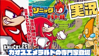 ナックルズが根性を教える！！、ナックルズ・ザ・エキドゥナ編【川鰐グラムのソニックバトル】