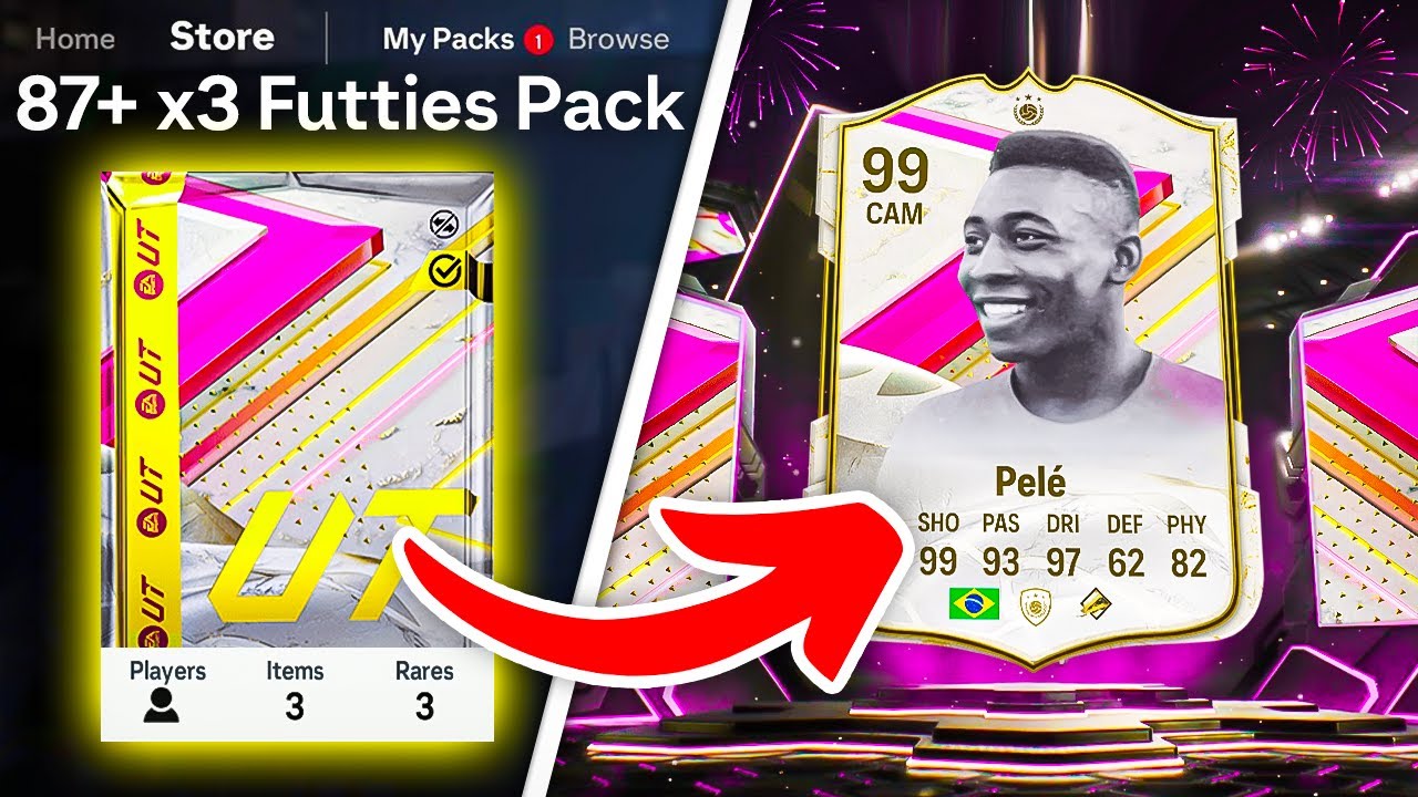 87+ x3 FUTTIES PACKS & PICKS! 🥳 FC 24 Ultimate Team - YouTube