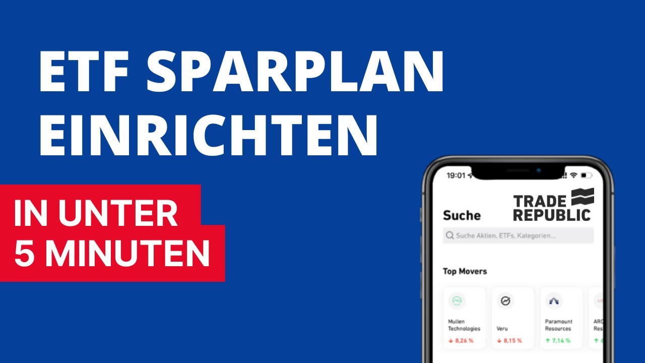 Tutorial Republic Trade Republic Tutorial: ETF Sparplan in unter 5 Minuten einrichten ...
