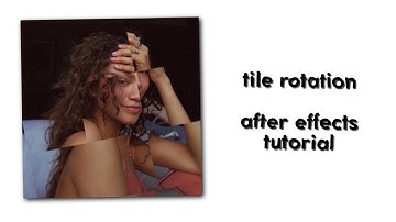 Middle Tile Rotation Transition | After Effects Tutorial
