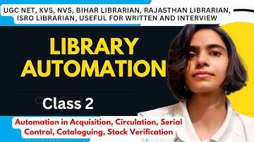 Library Automation Class 2 Use of Automation in Housekeeping Operations Circulation RFID