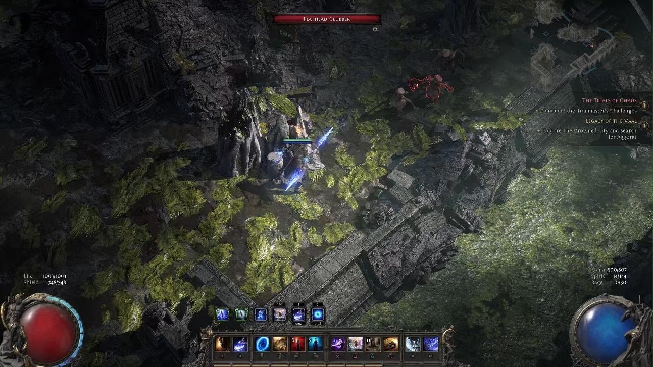 Path of Exile 2 Beta_Monk Ice Strike Double Herald Build - YouTube