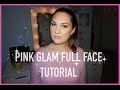 PINK GLAM MAKEUP TUTORIAL | Full Face