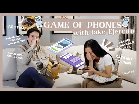 GAME OF PHONES WITH JAKE EJERCITO | Francine Diaz